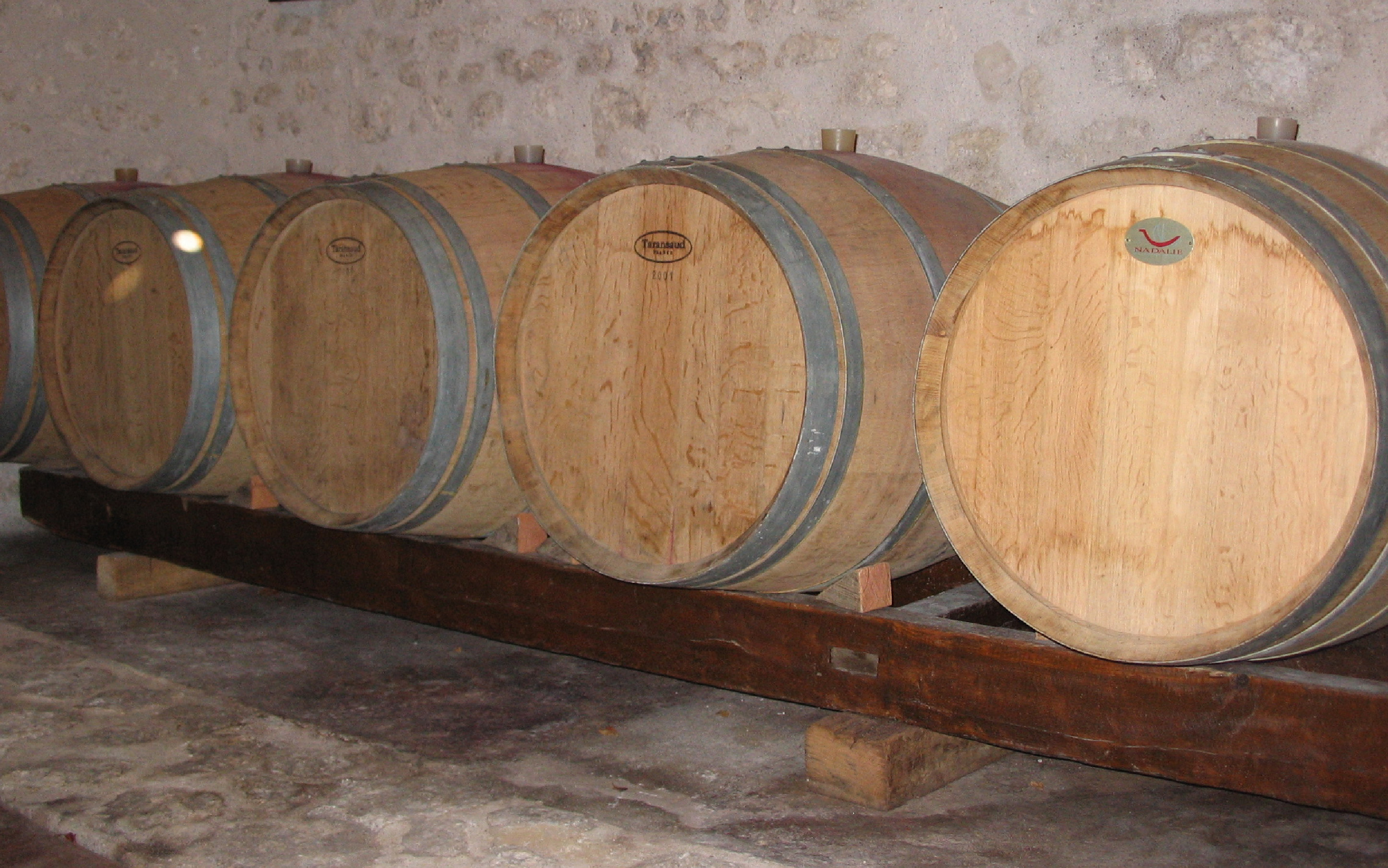 5. Oak barrel aging